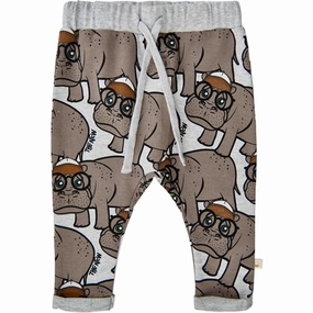 Compression Fit THE NEW Siblings Light Grey Melange Fergo Sweatpants