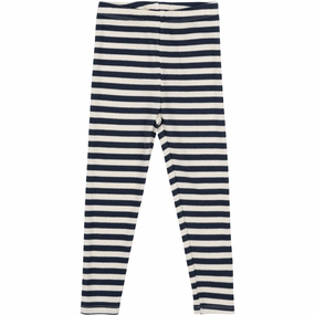 Breathable Movement THE NEW Siblings Mood Indigo Striped Fro Uni Rib Leggings