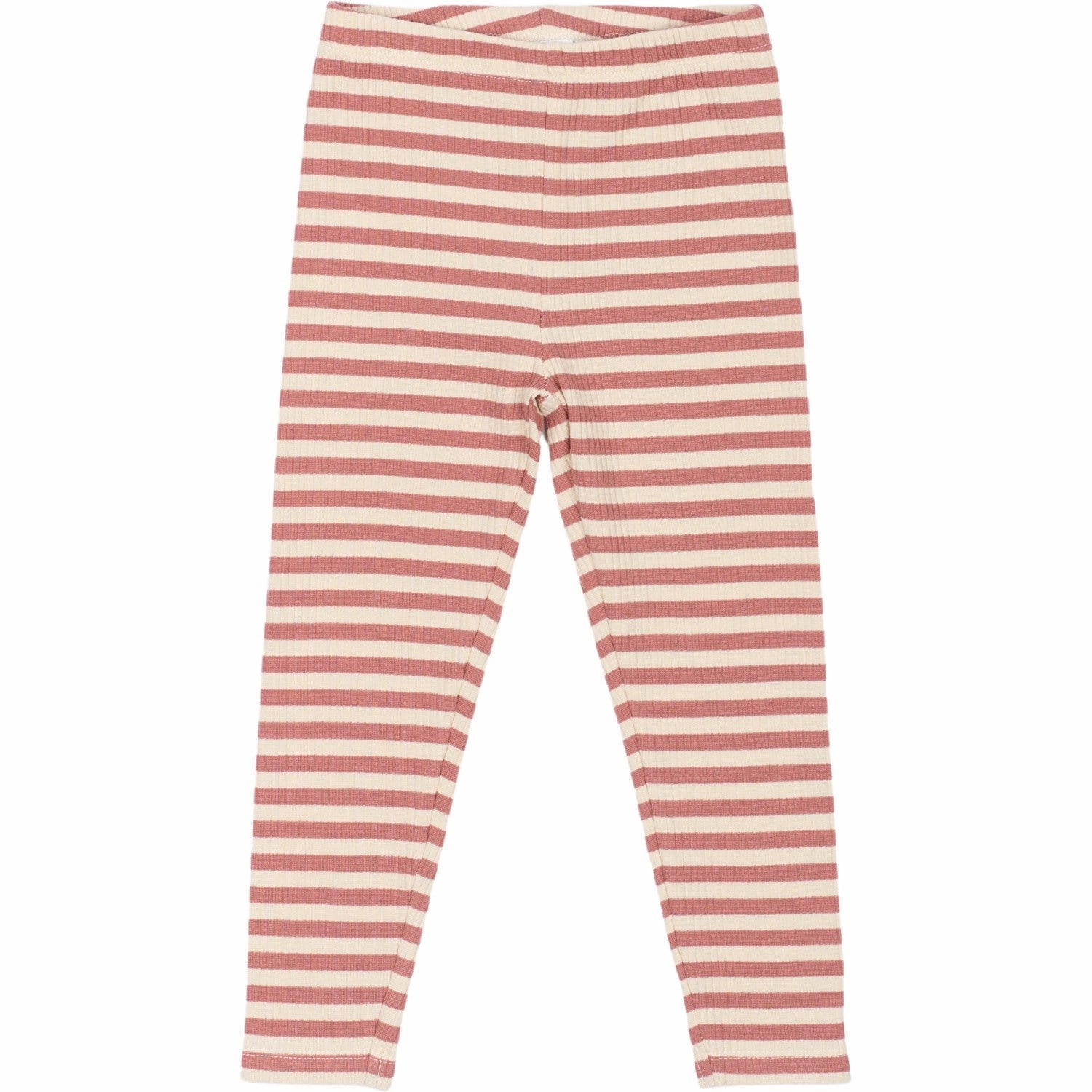 THE NEW Siblings Old Rose Striped Fro Uni Rib Leggings For Teens Ultra Light Street Readywear
