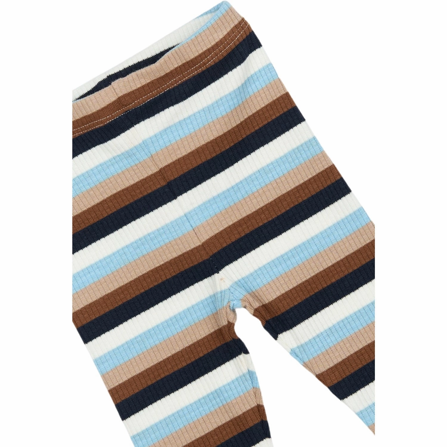 Chic And Relaxed THE NEW Siblings Powder Blue Striped TNSBPark Rib Leggings