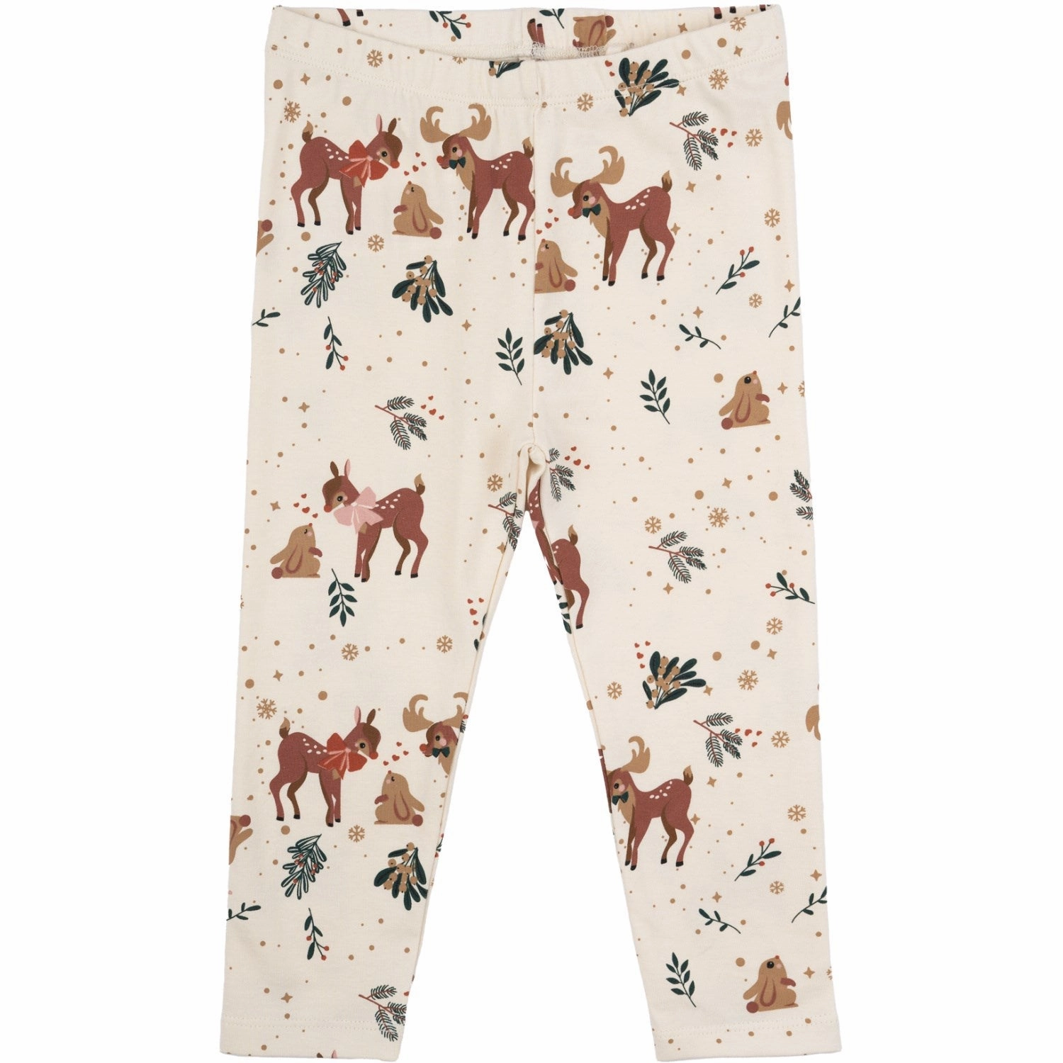 THE NEW Siblings White Swan AOP Holiday Leggings Cozy Design
