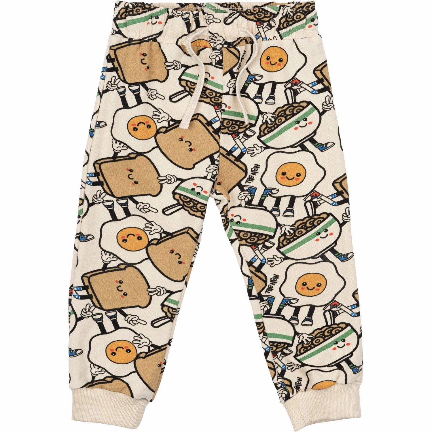 THE NEW Siblings White Swan AOP Nelson Sweatpants high-end ReflectiveDetails