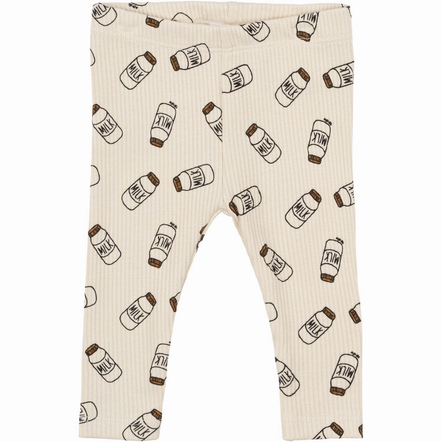 Non Bunching THE NEW Siblings White Swan AOP Nigel Rib Leggings