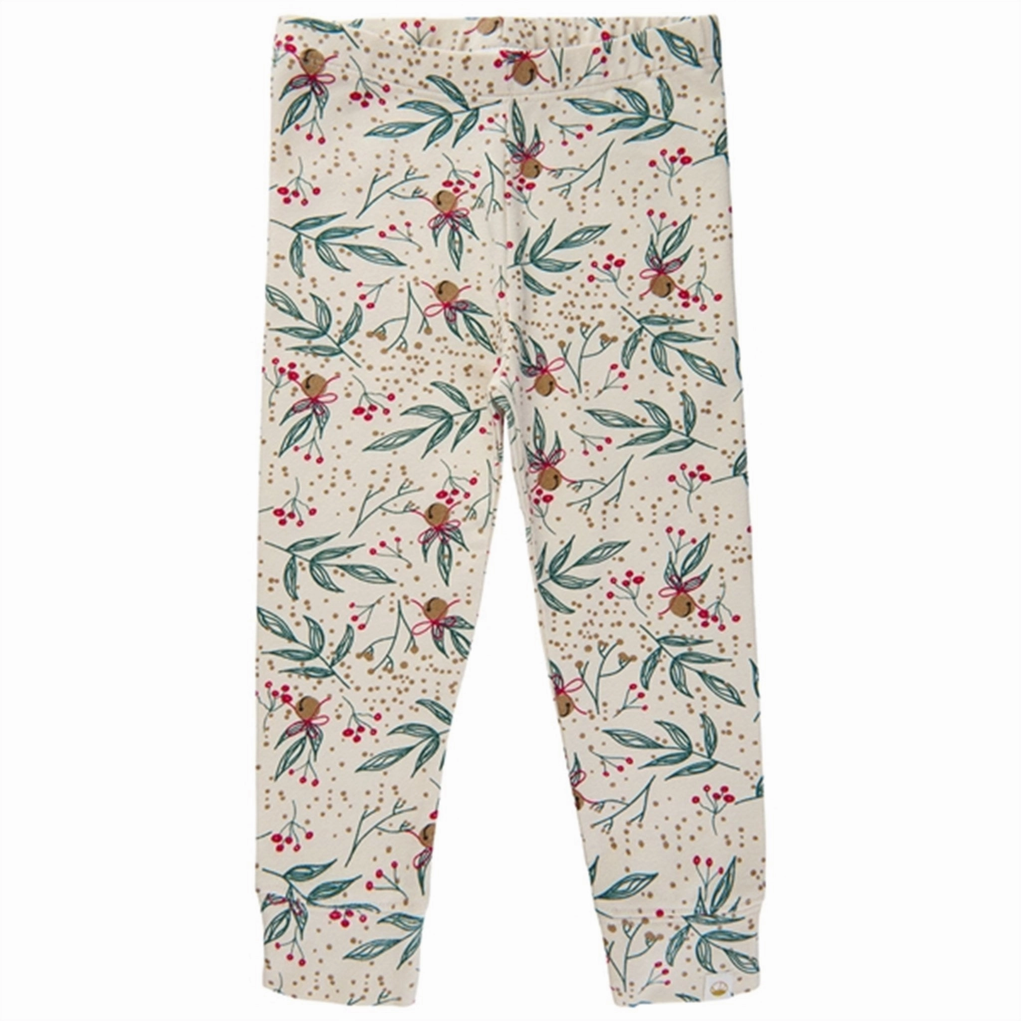 THE NEW Siblings White Swan Bell Aop Holiday Leggings Evening Walk Unisex Style Double Layer Maternity Wear