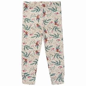 THE NEW Siblings White Swan Bell Aop Holiday Leggings Evening Walk Unisex Style Double Layer Maternity Wear