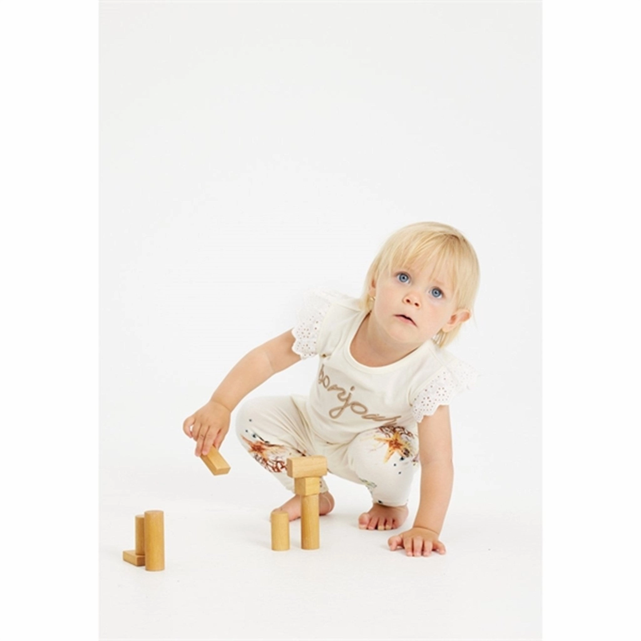 Body-Con Fit All-day Flex THE NEW Siblings White Swan Coral AOP Gaige Leggings