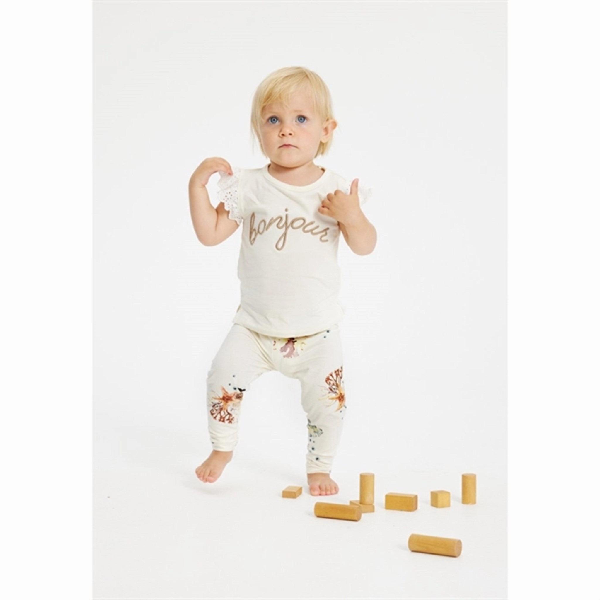 Active Essential THE NEW Siblings White Swan Coral AOP Gaige Leggings