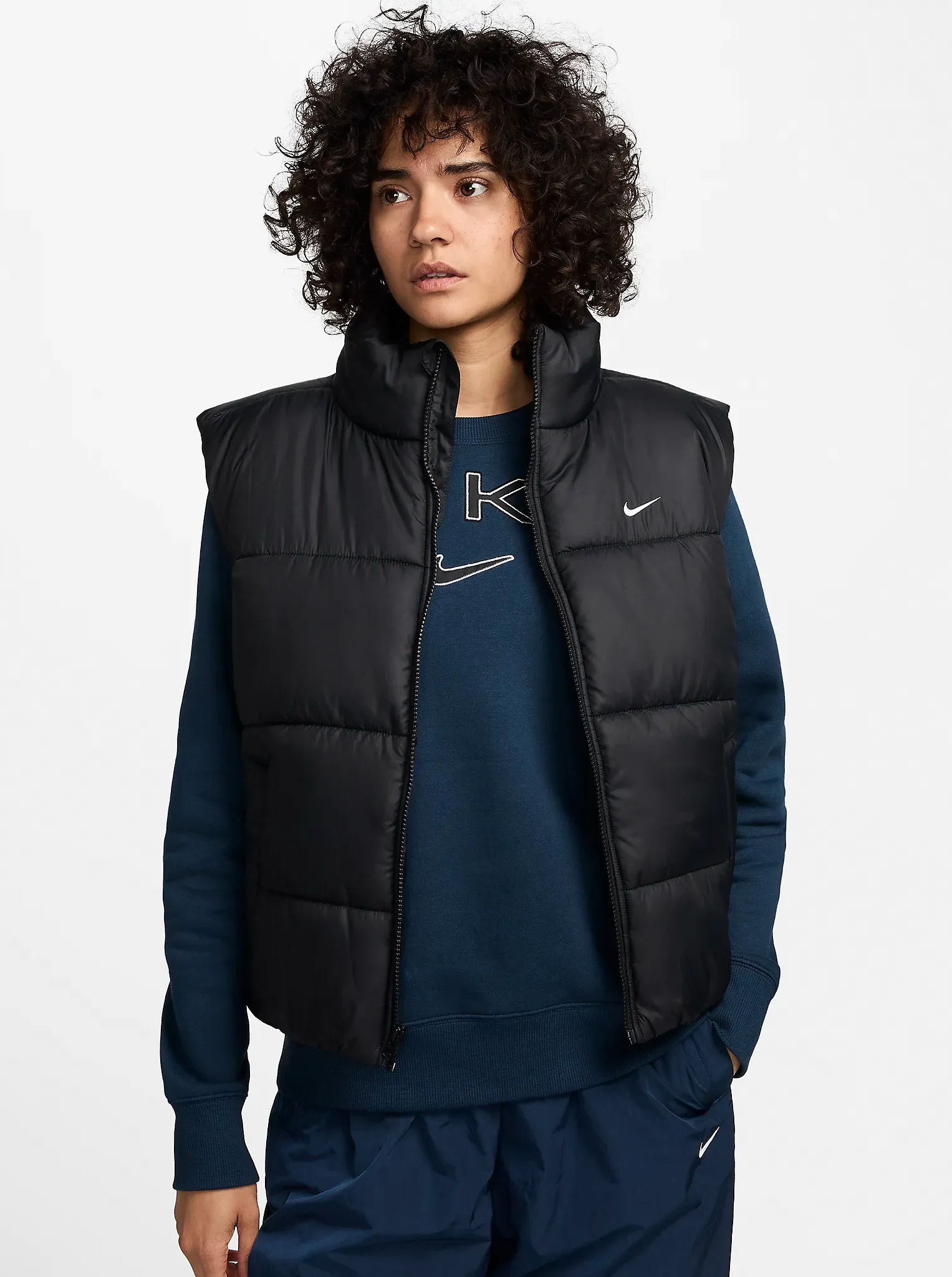 Sportswear Classic Puffer Therma-FIT Loose Vest Double layer fabric