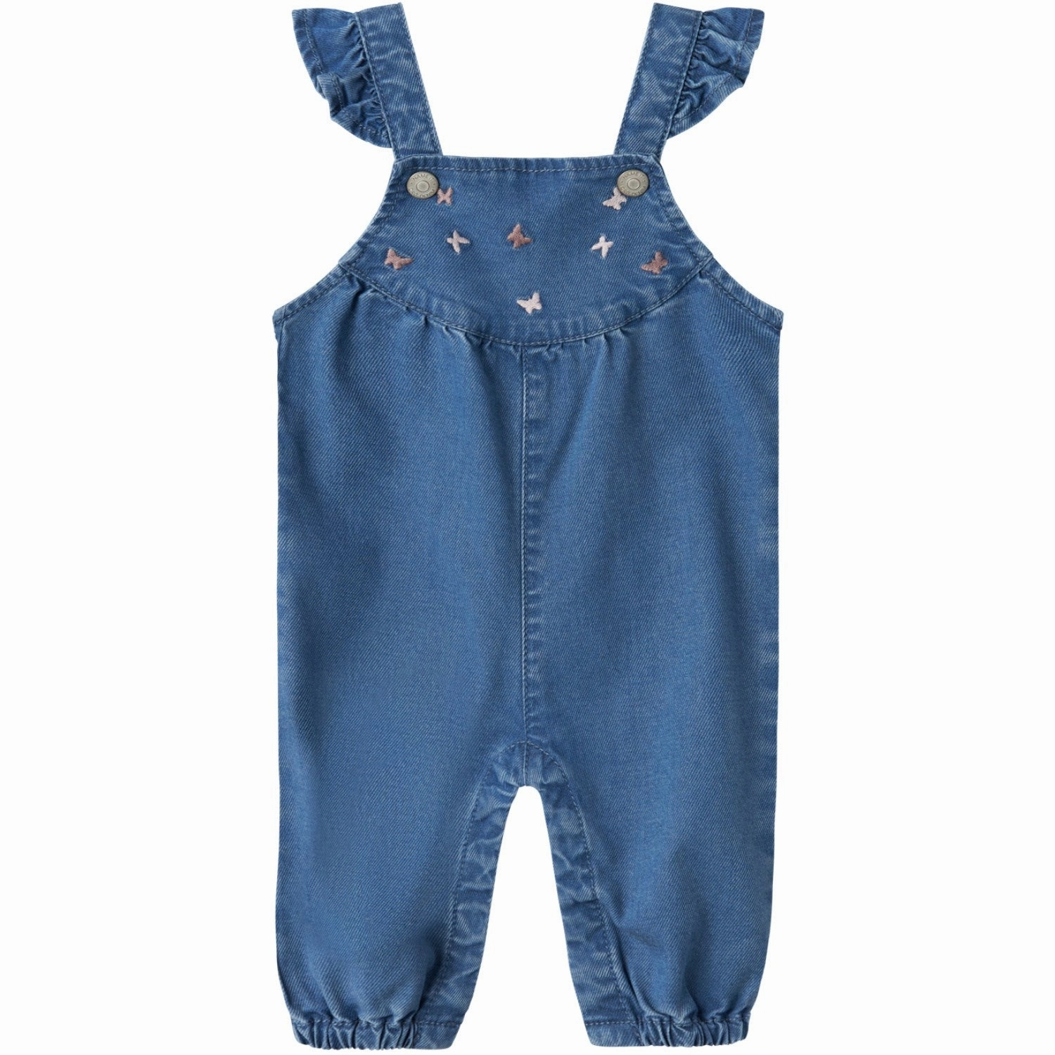 LightweightWeave Chilly Weather Comfort Name It Medium Blue Denim Evi Round Denim Overall