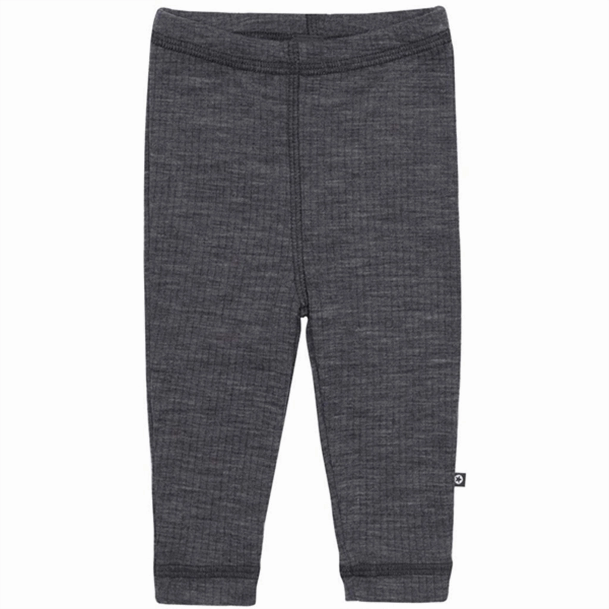 Smallstuff Wool Drop Needle Leggings Dark Grey Morning Stretch Active Lifestyle