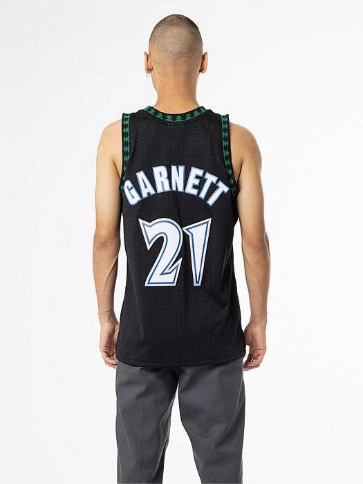 Organic Cotton Minnesota Timberwolves 97-98 Kevin Garnett Swingman Jersey