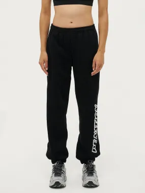 Tiebreak Trackpant in Black Travel Fit Professional Wear