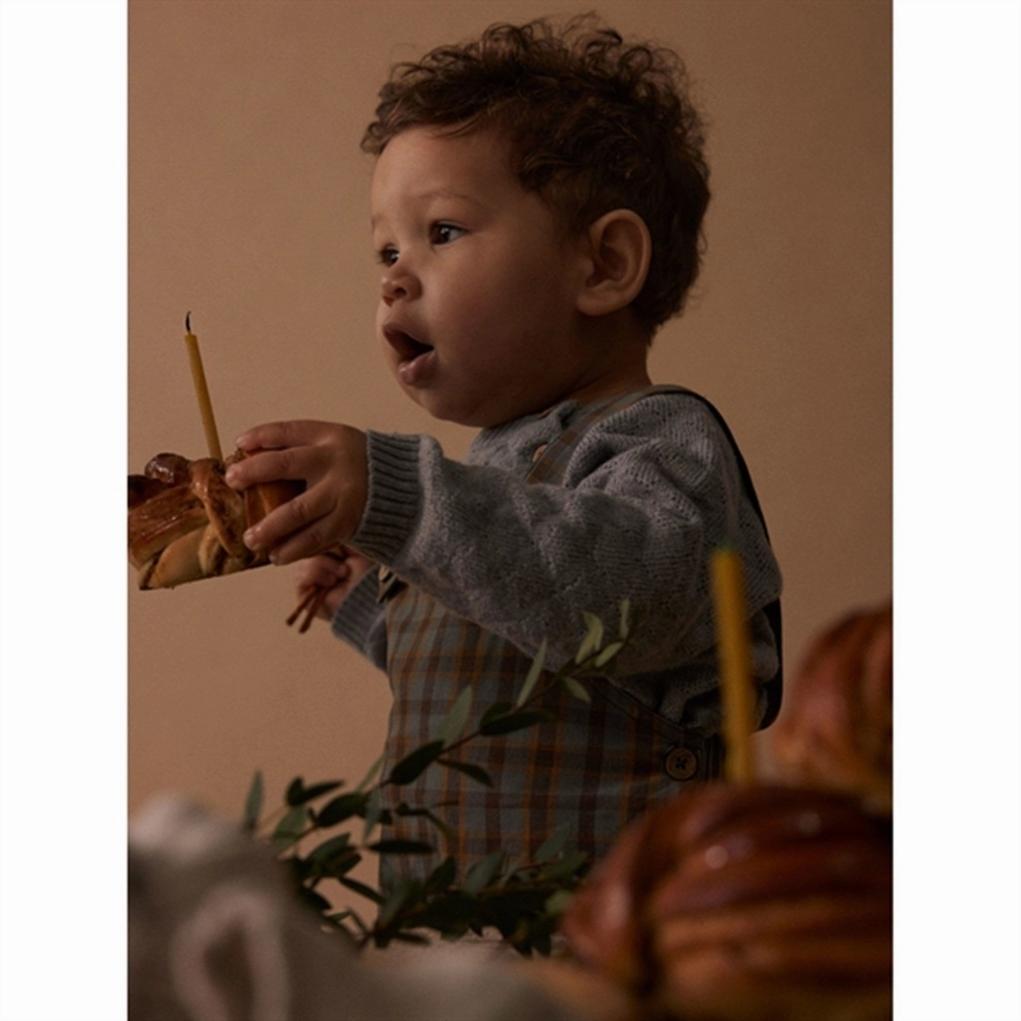 StretchFabric Anti Cling Finish Lil'Atelier Agave Green Teo Loose Overall