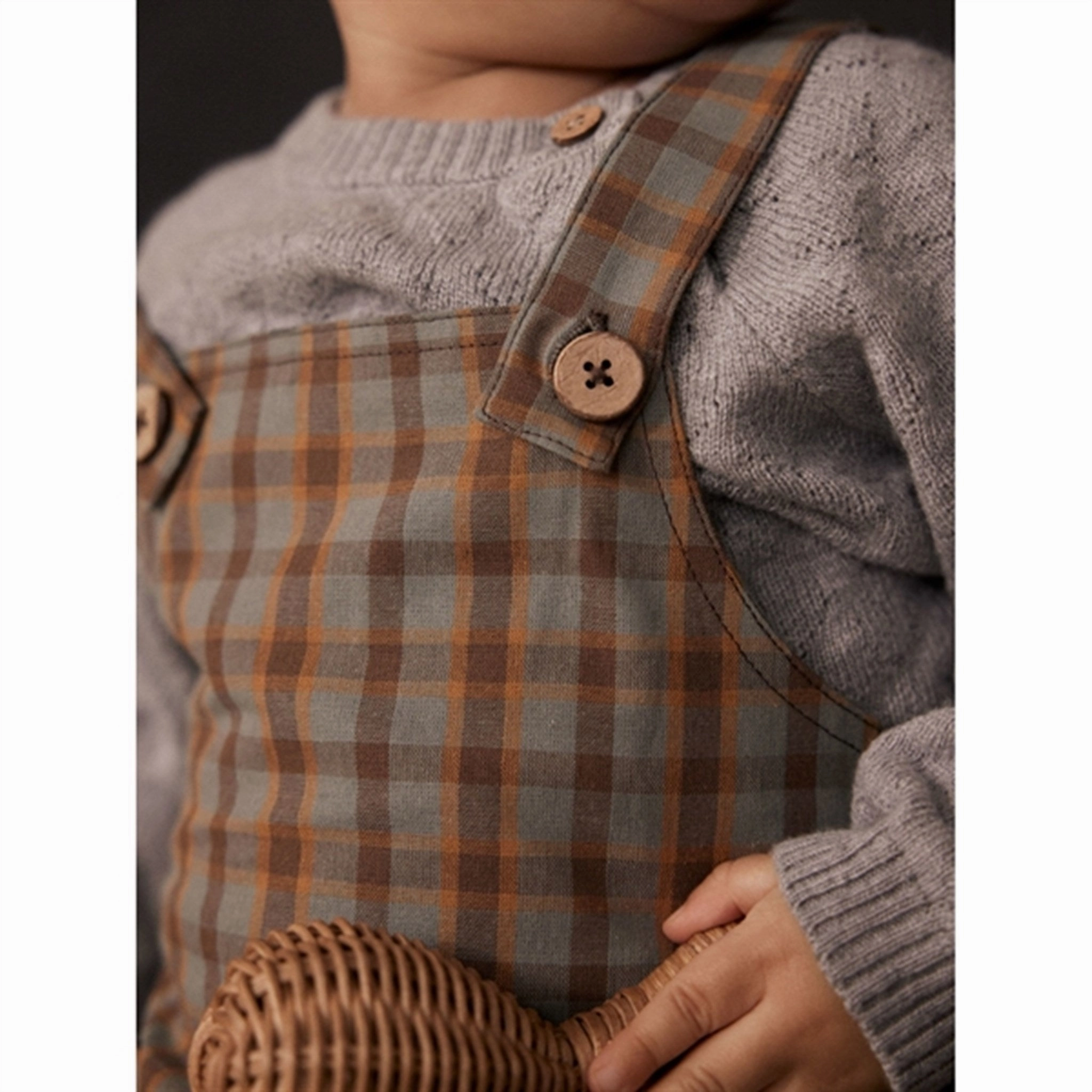 Lil'Atelier Agave Green Teo Loose Overall Modern Style