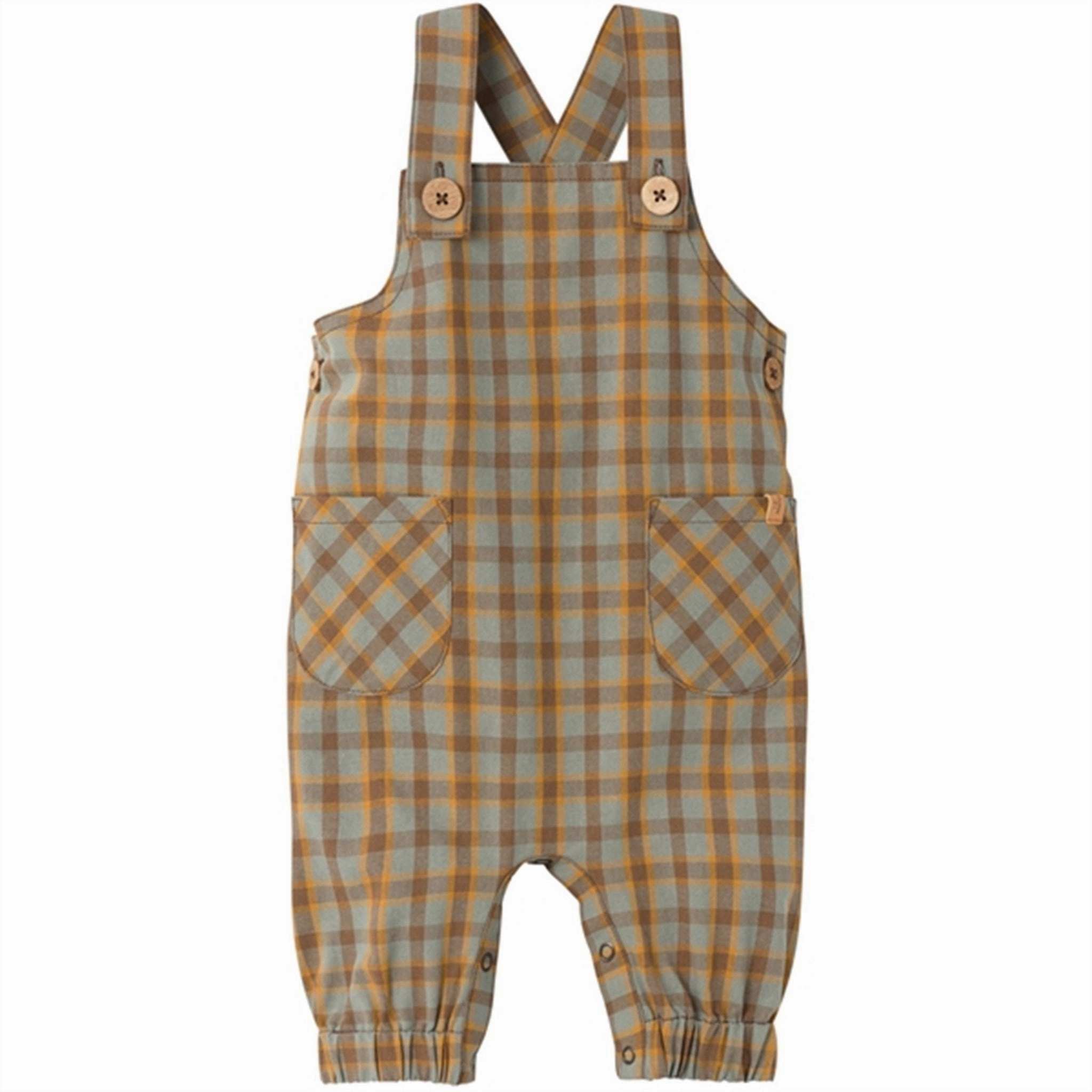 ExtendedSizeRange Relax Fit Lil'Atelier Agave Green Teo Loose Overall