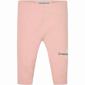 Calvin Klein Monogram Leggings Sepia Rose Quick drying material