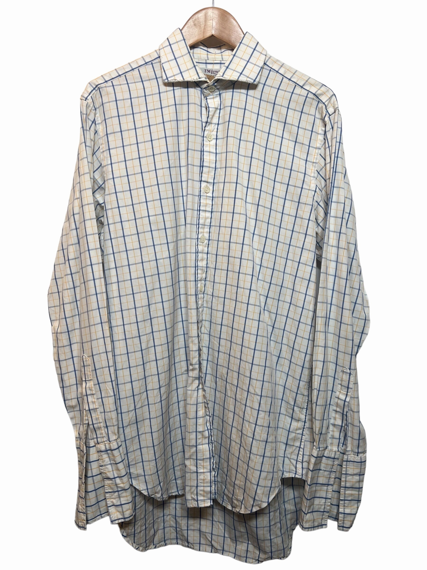 TM Lewin Mens Long Sleeved White Shirt (Size XL) Eco Friendly Production