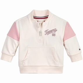 Comfort Stretch Tommy Hilfiger Baby Colorblock Tracksuit Ancient White Colorblock