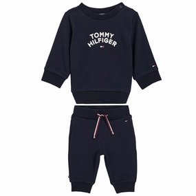 AntiOdor Technology Versatile Gear Tommy Hilfiger Baby Flag Sweat Set Deep Indigo