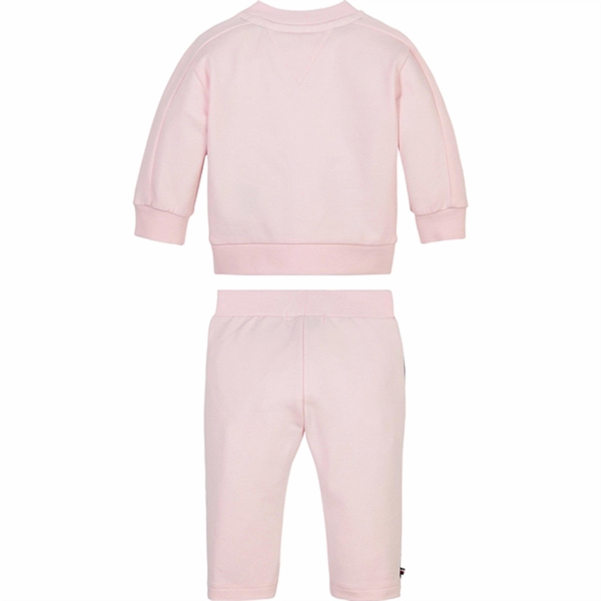 Tommy Hilfiger Baby Tape Crewneck Set Faint Pink diet