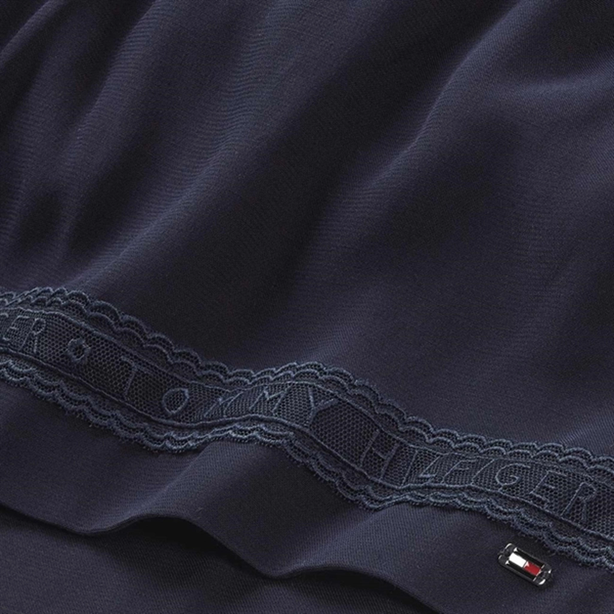 Resale Value Design innovation Tommy Hilfiger Ceremonial Lace Tape Skirt Desert Sky