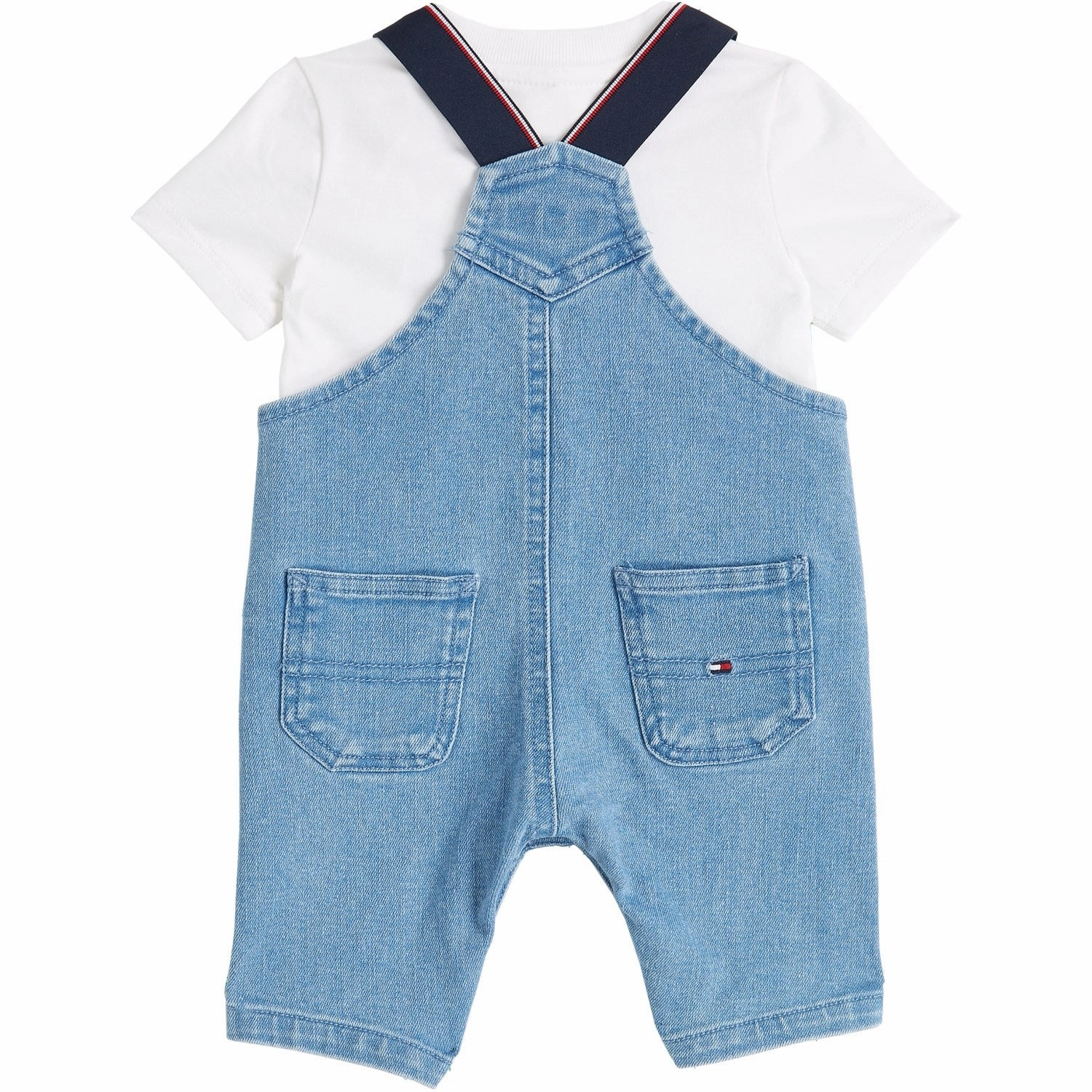 Tommy Hilfiger Denim Medium 01 Denim Dungaree Timeless Utility Weekend Style