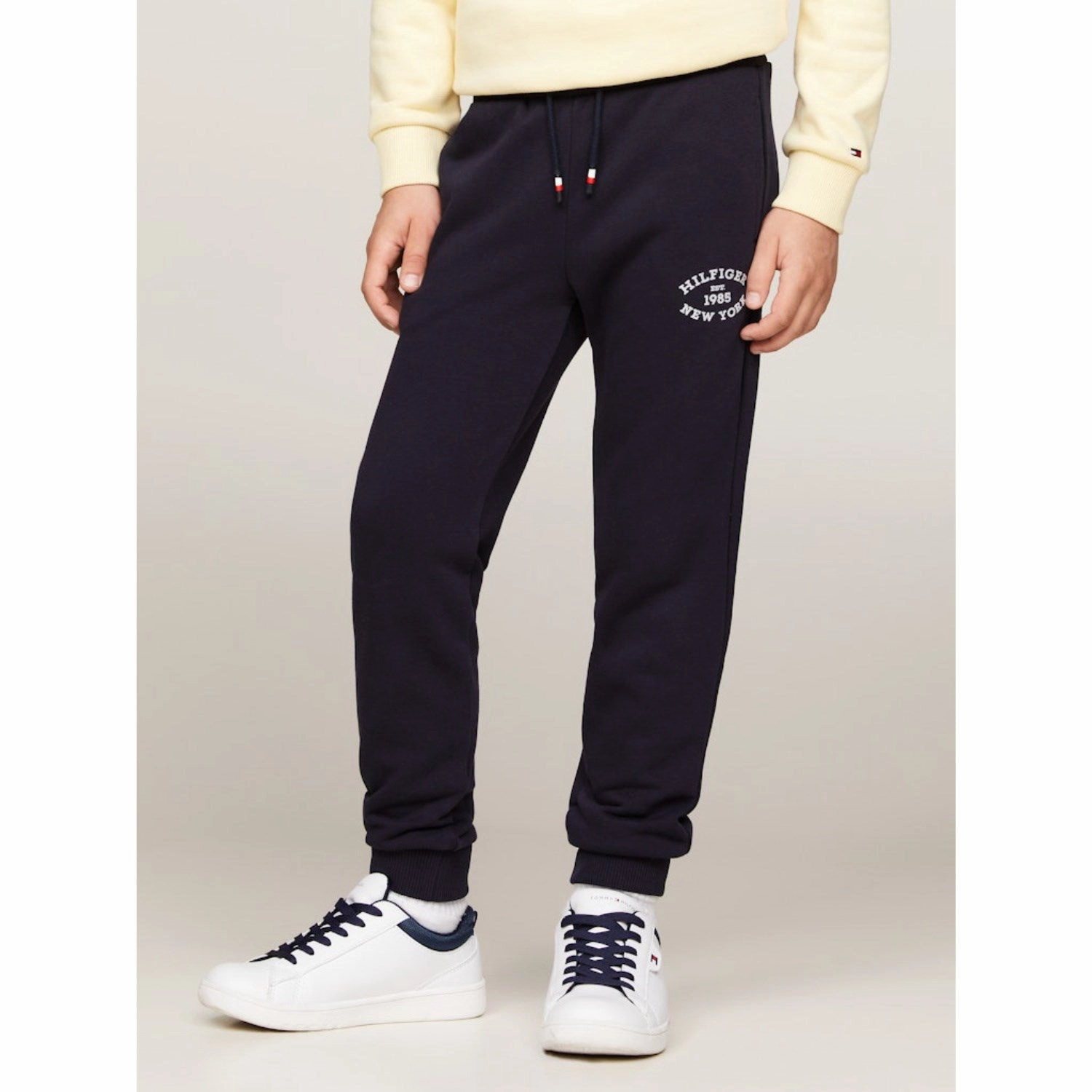 Tommy Hilfiger Desert Sky Monotype Flock Reg Sweatpants Abrasion-resistant AbrasionDefensePanels