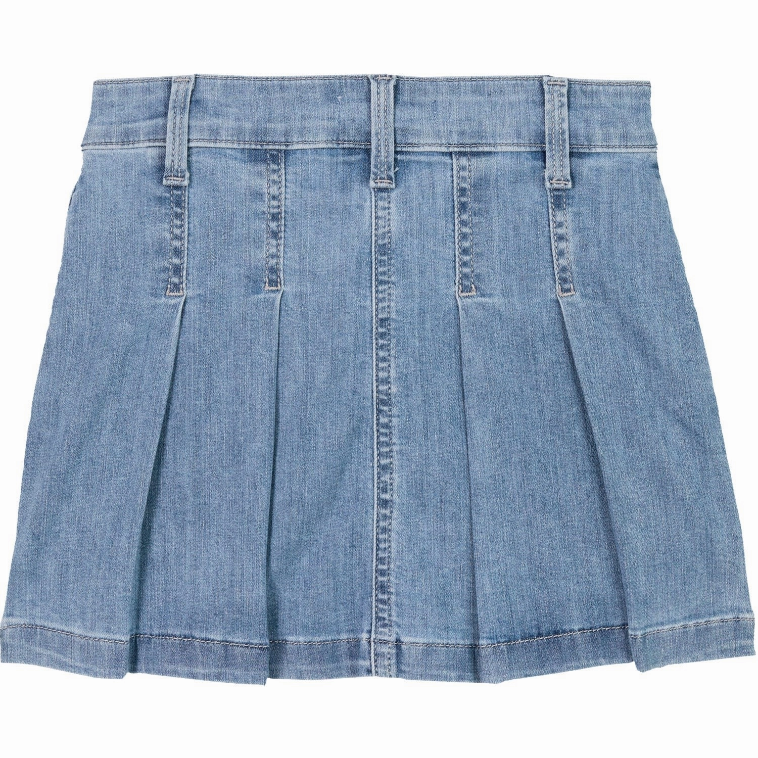 Iconic Style Tommy Hilfiger Drapey Denim Skirt Pleated