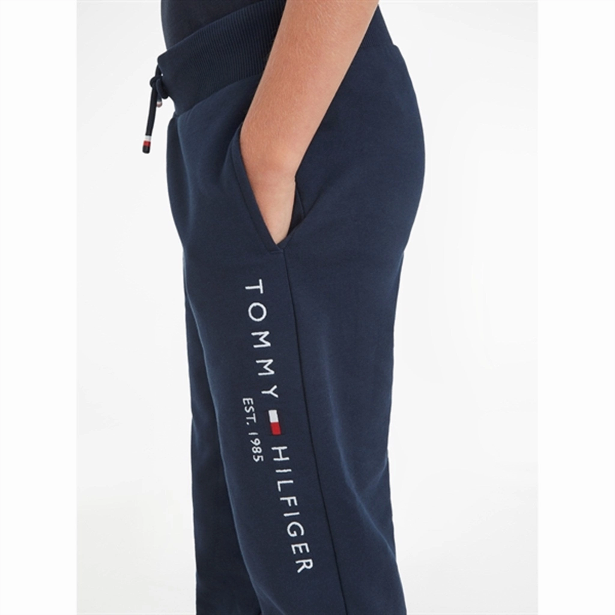 Street Fit DurableStitching Tommy Hilfiger Essential Sweatpants Twilight Navy