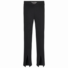 Easy Wear Casual Style Tommy Hilfiger Graphic Leggings Black