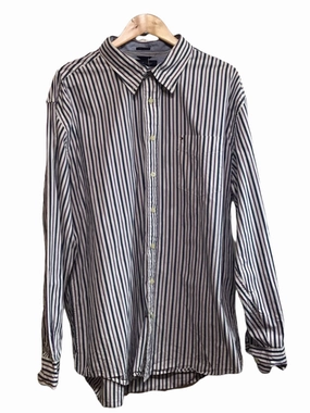 Tommy Hilfiger Mens Long Sleeve Shirt (Size XXL) Durable Buttons Breathable Lining