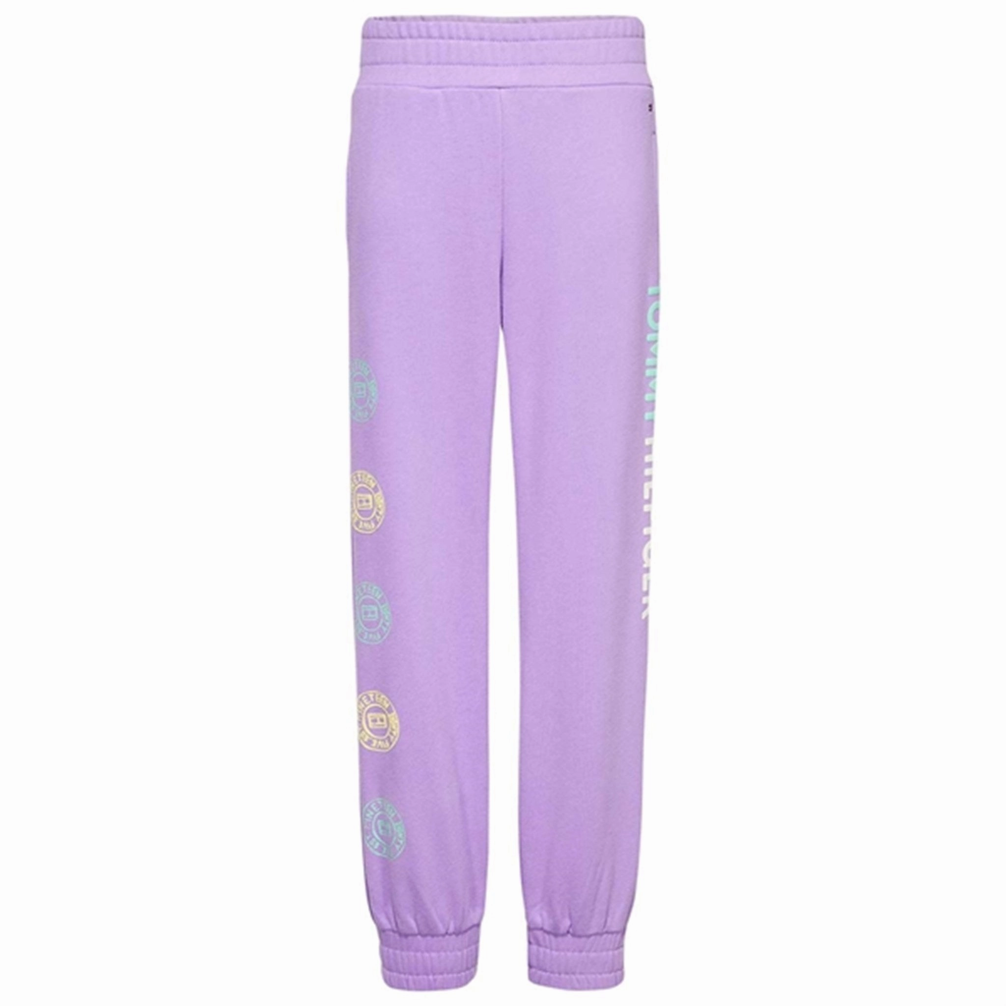 Tommy Hilfiger Overprint Sweatpants Violet Viola Travel Wear