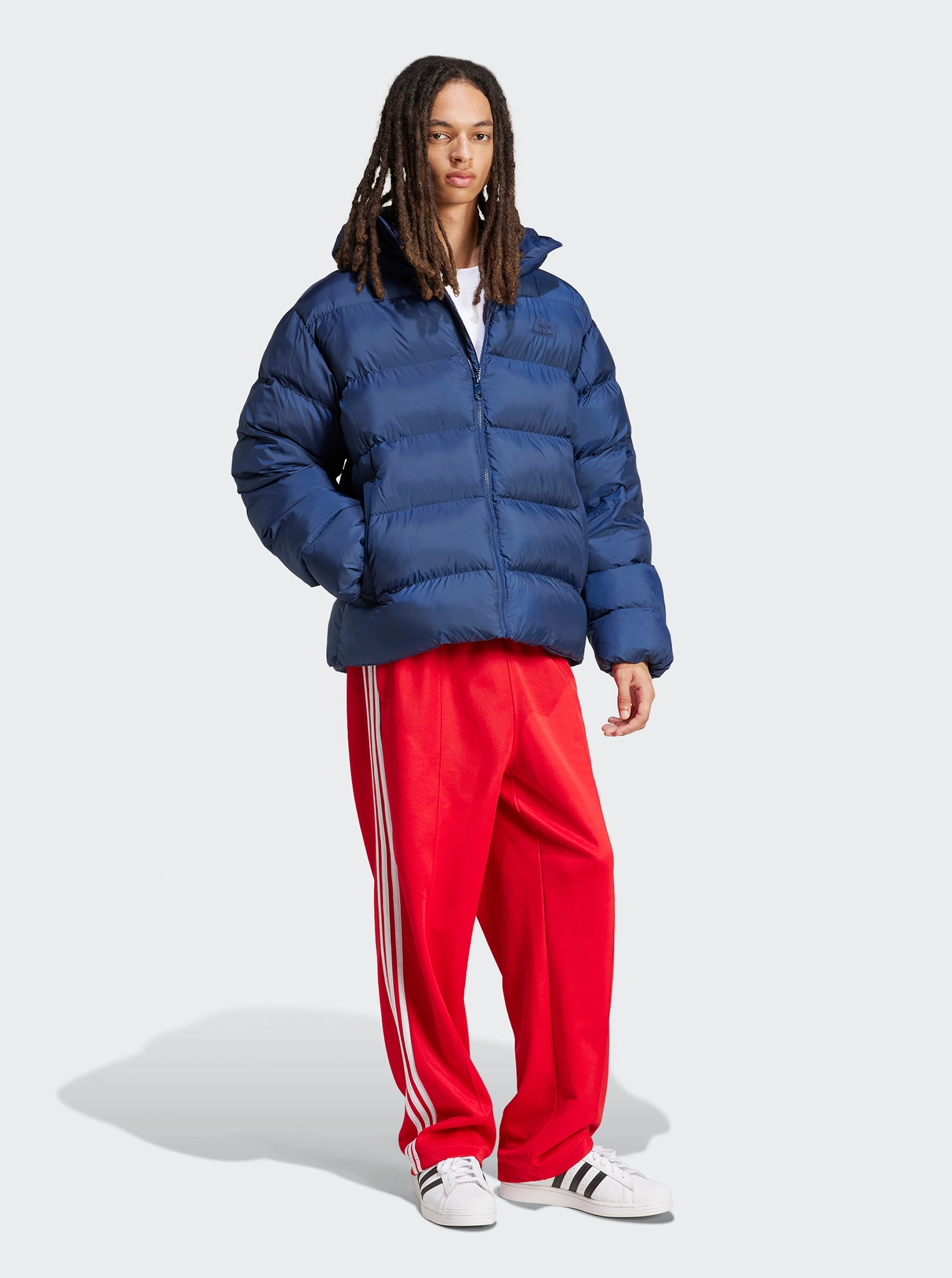 Tonal Hooded Puffer Jacket Heavy Duty Hardware