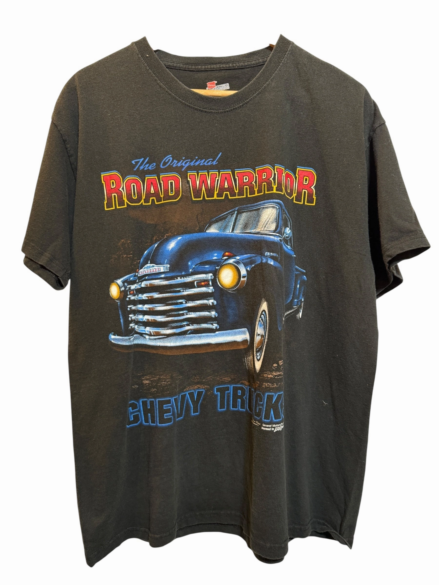 Road Warrior Mens Black T Shirt (Size L) anti static Everyday Style