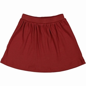 MarMar Modal Hibiscus Red Skirt Neat Look Crisp Edge