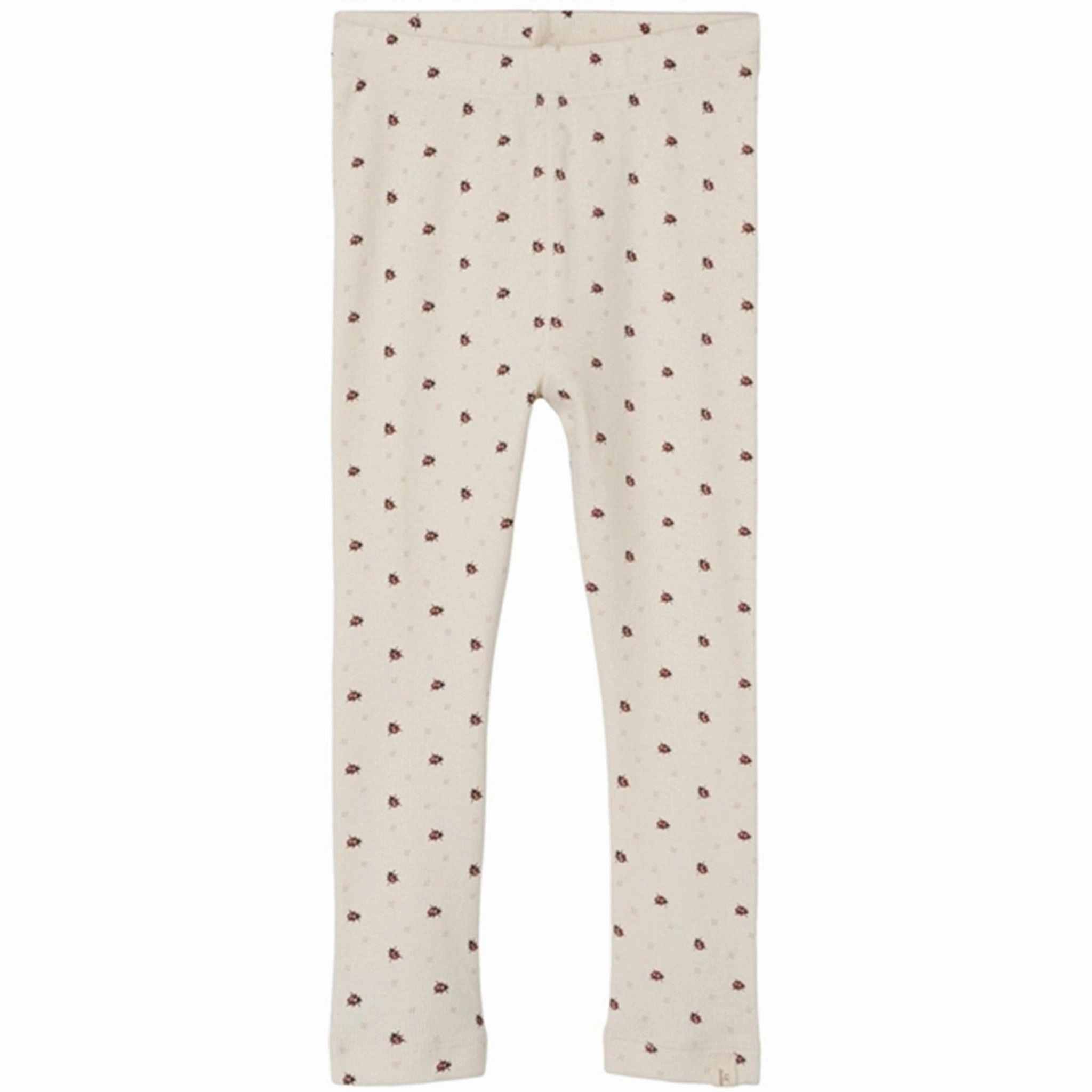 Lil'Atelier Whitecap Gray Ladybug Gago Kye Slim Leggings Cozy Layers Cozy Wearable