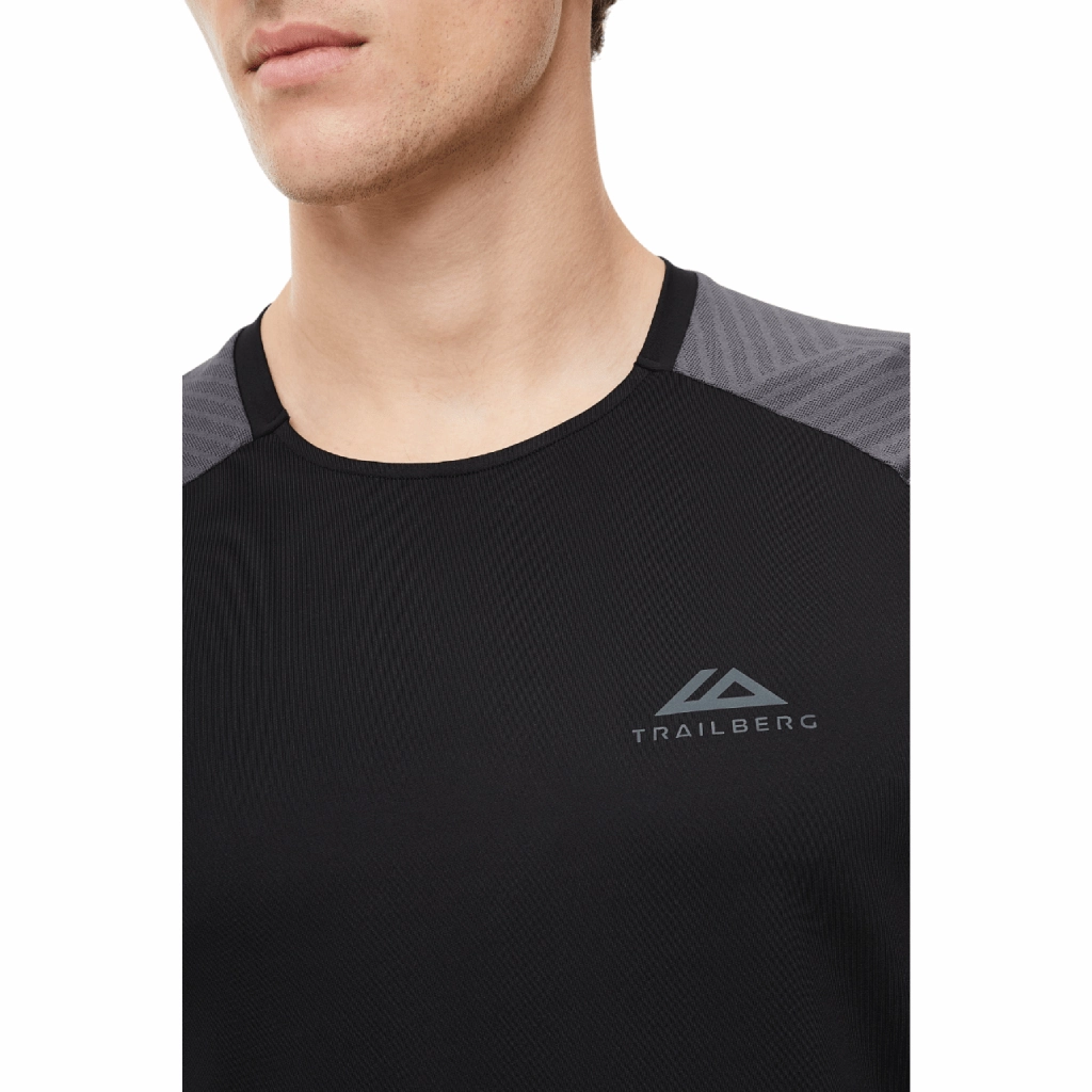 Trailberg Axis Jacquard T-Shirt Men Fur combination
