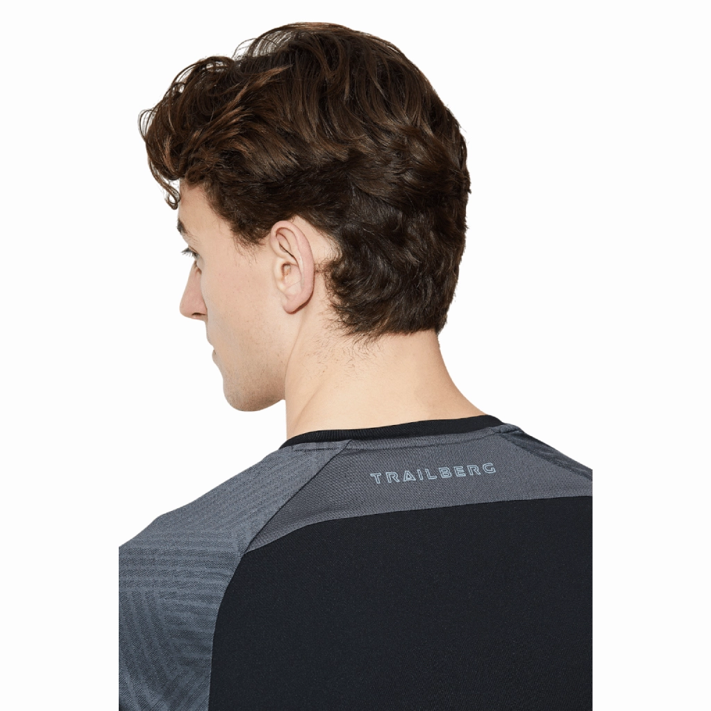 Moisture Management Fabric AntiStaticFinish Trailberg Axis Jacquard T-Shirt Men