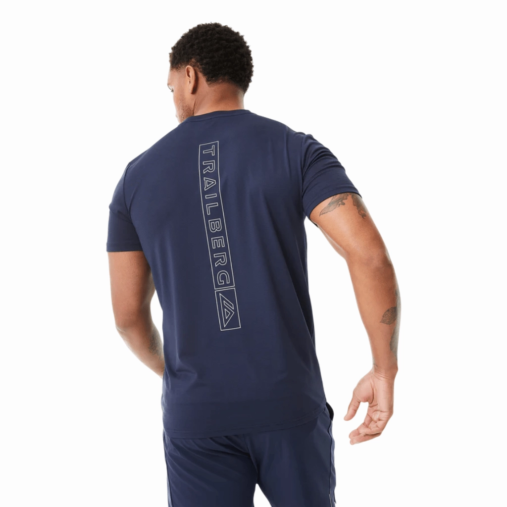 Trailberg Crest T-Shirt Men Subtle Details Light Layer