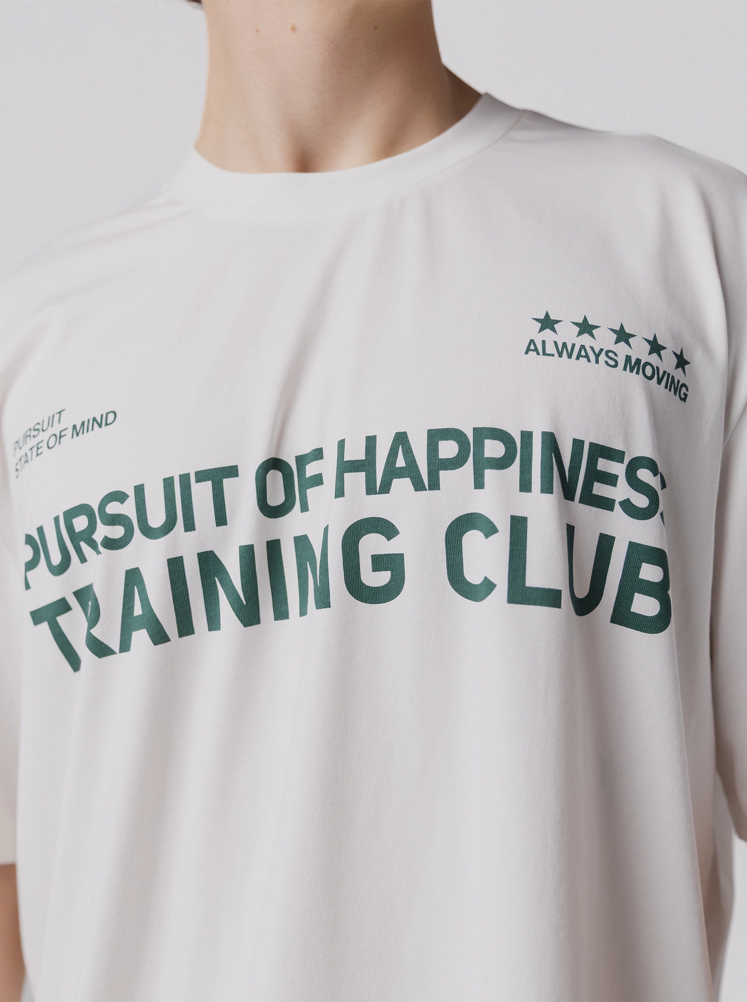Ultra Soft Finish Indoor clothing Training Club Track Tee In White
