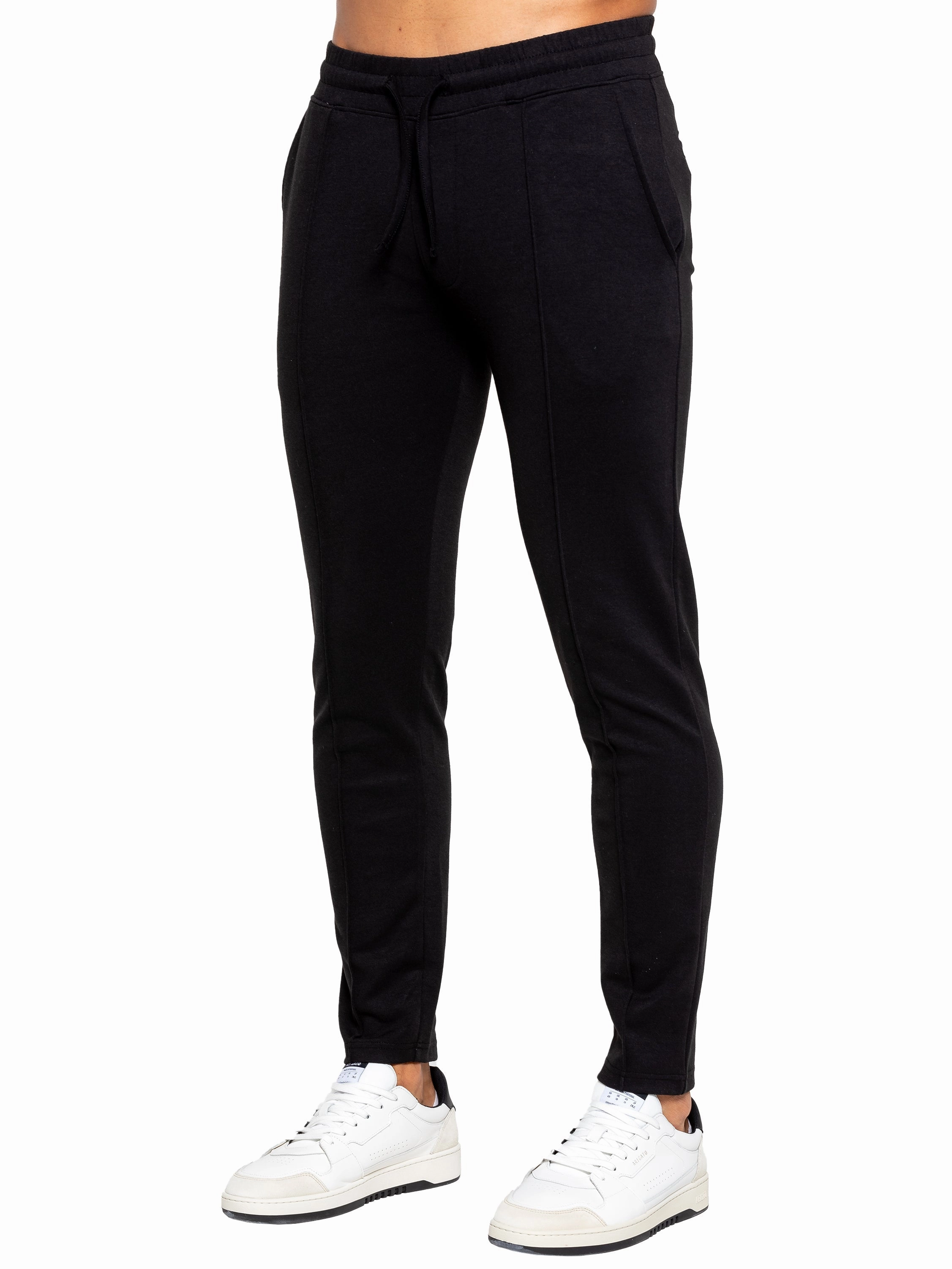 Enzo | Mens Smart Pleated Joggers running pants