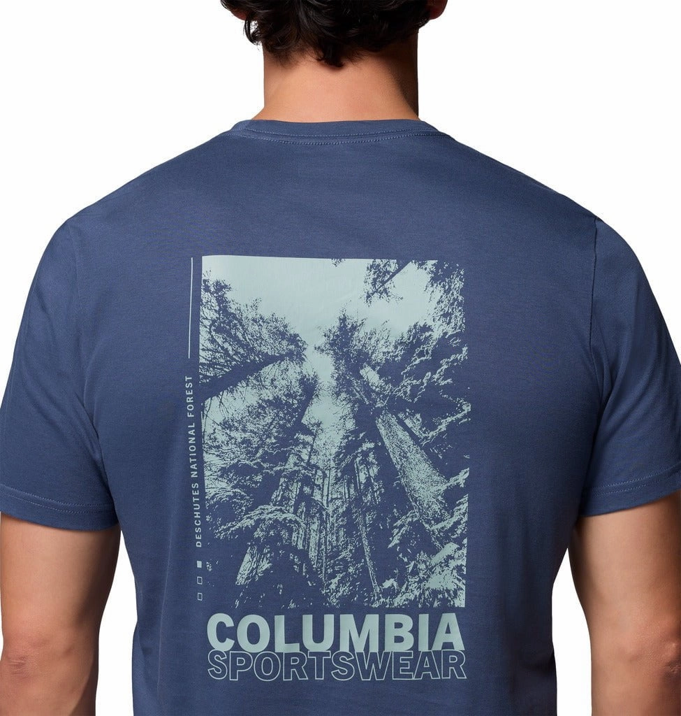 Columbia Rapid Ridge T-Shirt Men Simple Wear Everyday Layering