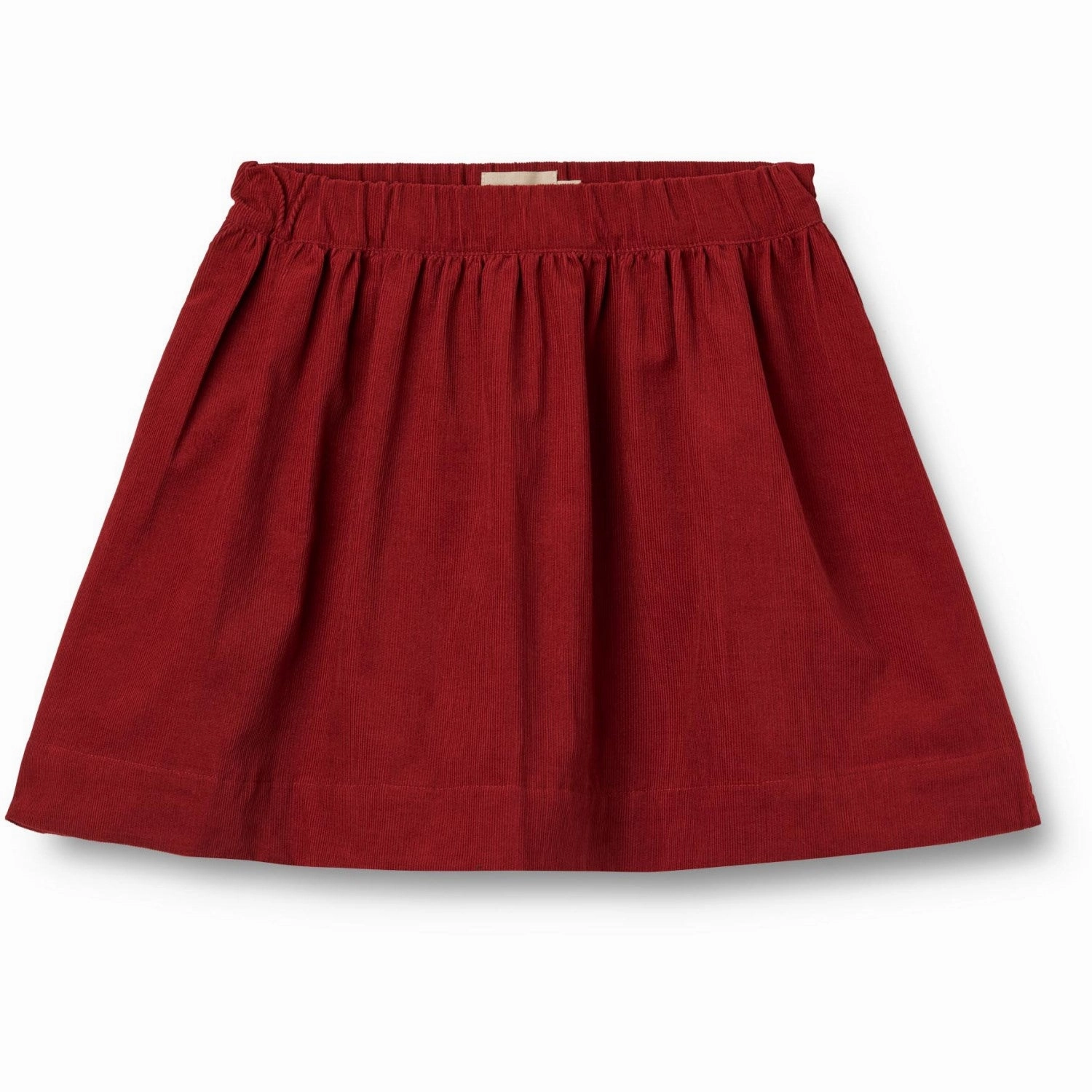 Soft Touch Diagonal Slit Wheat Cherry Red Skirt Sissi