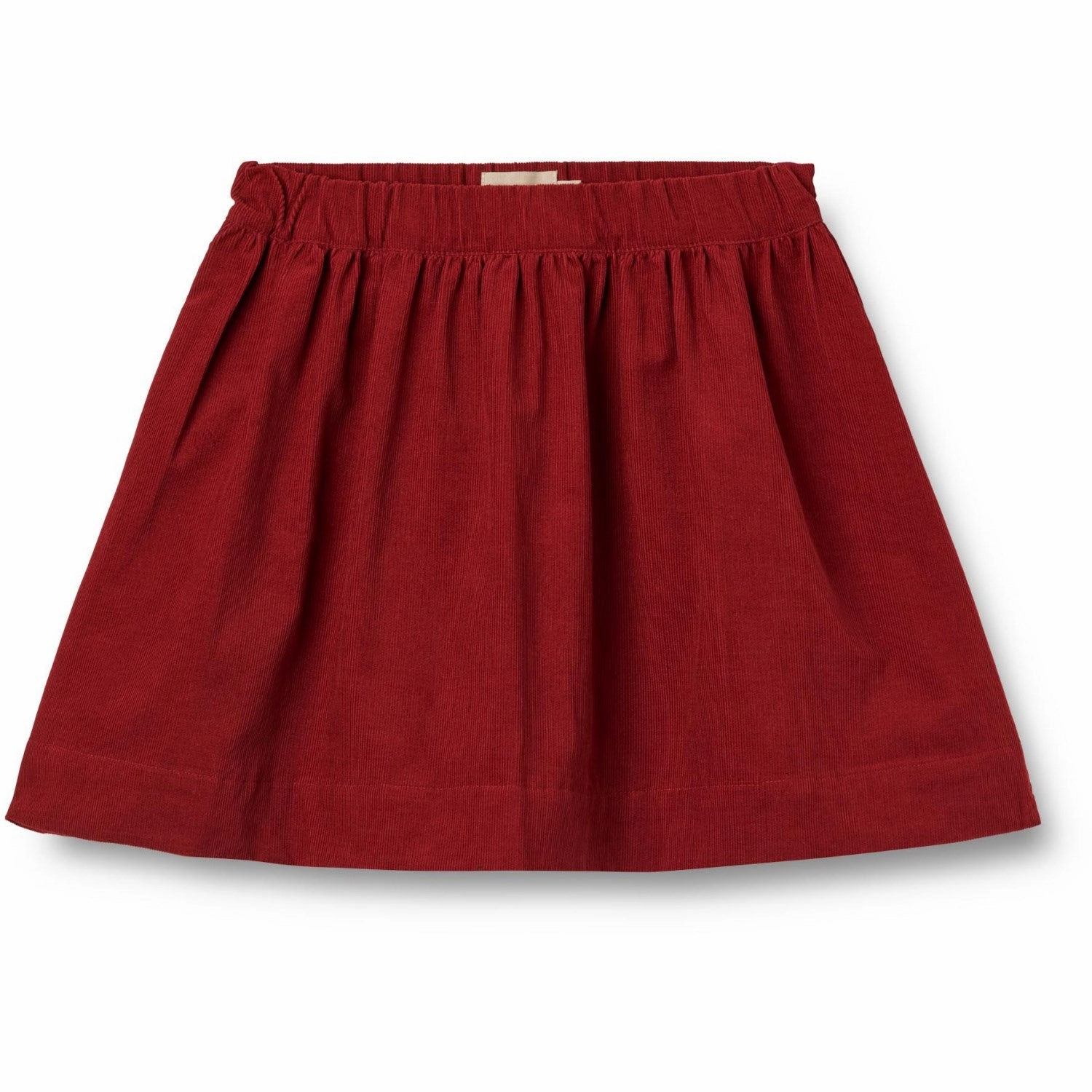 Wheat Cherry Red Skirt Sissi Neat Finish Hand Stitched