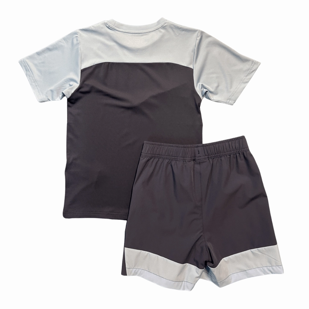 Ribbed collar OEX Flynn T-Shirt/Short Set Junior
