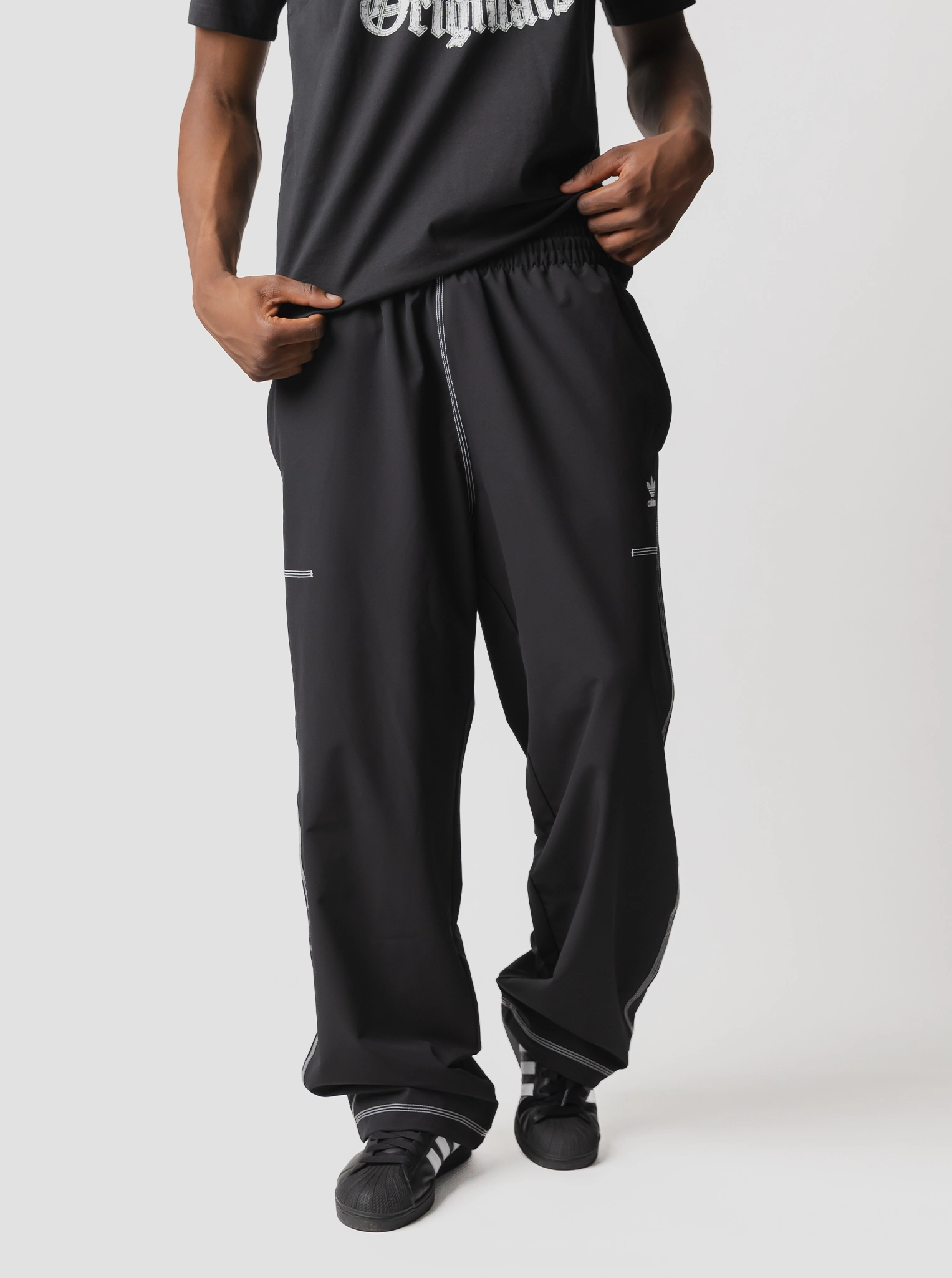 Trefoil Essentials Woven Cargo Trousers ReflectiveTrim Wrinkle-Resistant