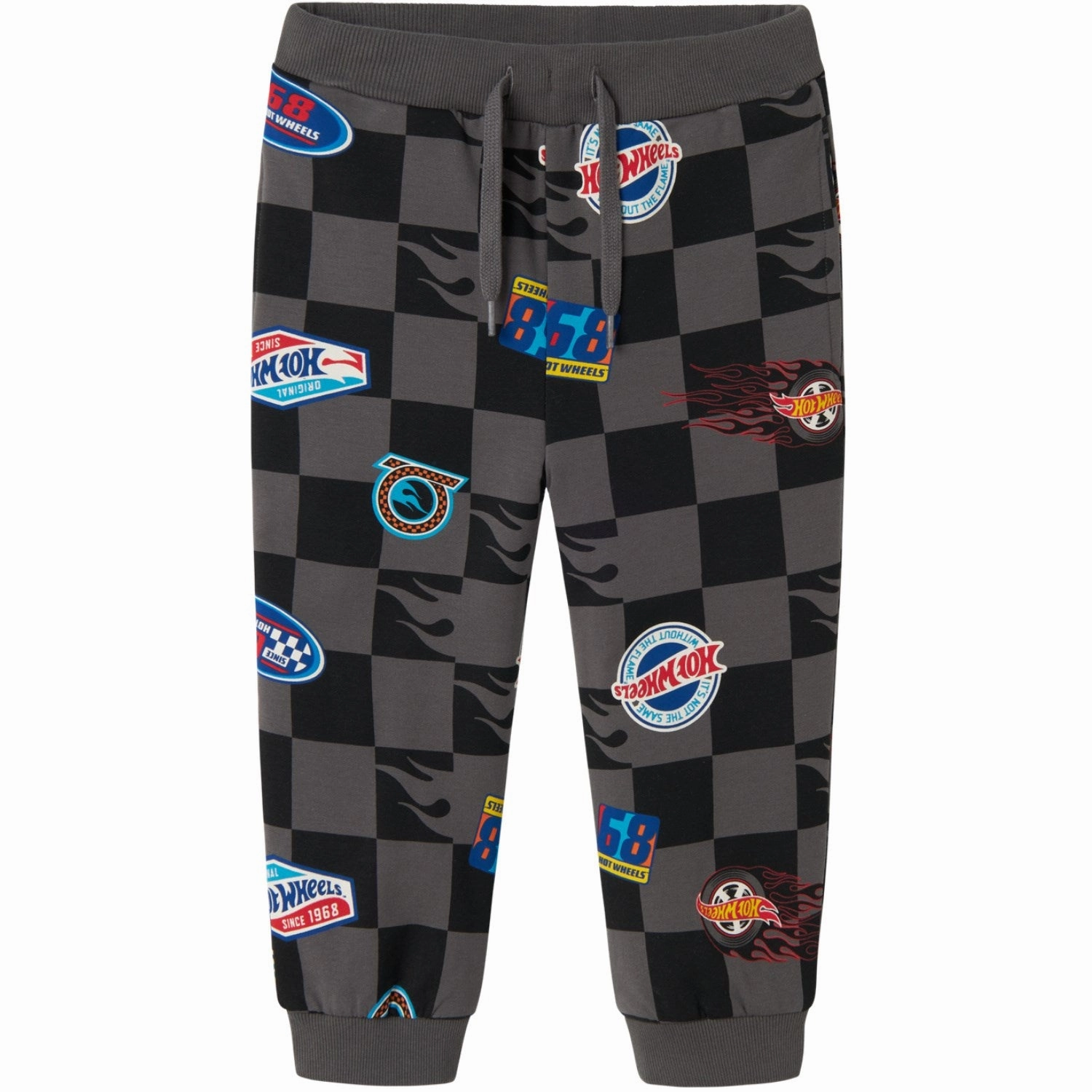 Name It Lava Smoke Drewy Hot Wheels Regular Sweatpants dirt-resistant mobile
