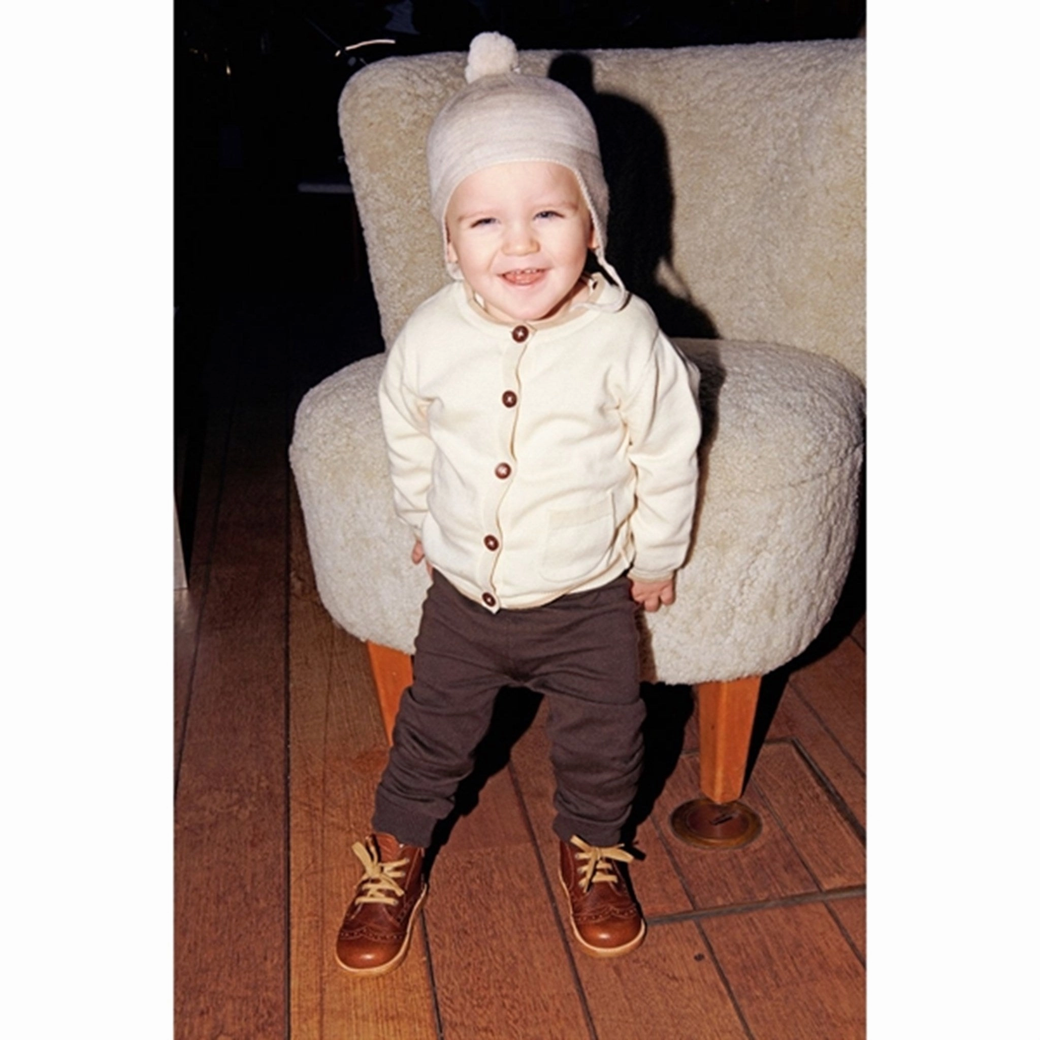 Mountain Hike Eco Shopper Rib Knit Postpartum Fit Copenhagen Colors Dark Brown Leggings