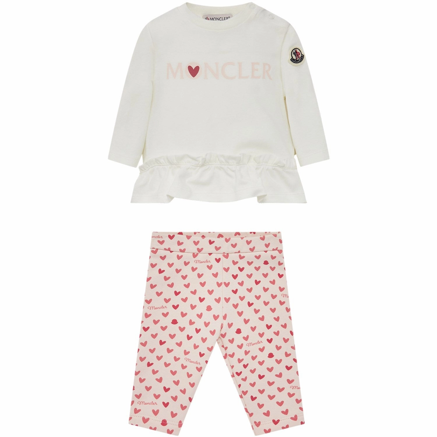 AllDay Comfort AntiChafing Seams Moncler Open White Knitwear Clothing Ensemble Set