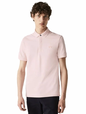 Lacoste | Mens Regular Fit Pique Polo Shirt Anti Odor Technology Durable Cotton